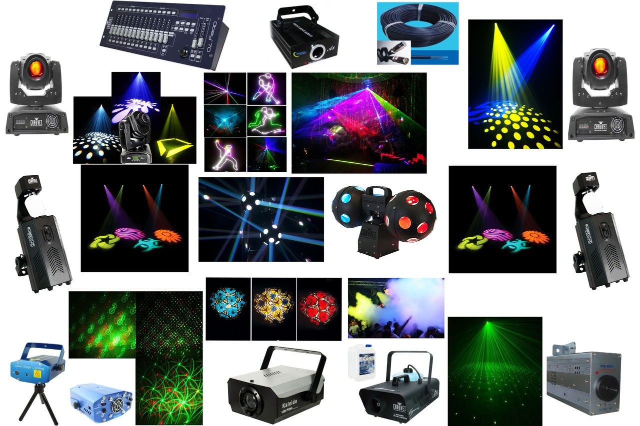 Цветомузыка, светооборудование, от простого до профессионального